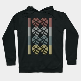 1991 Birth Year Retro Style Hoodie